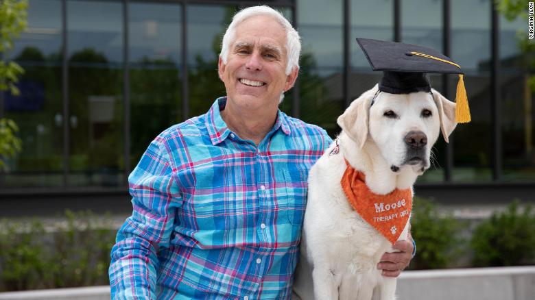 Intrepid Superhero Pets: Moose, the therapist dog who received a doctorate degree